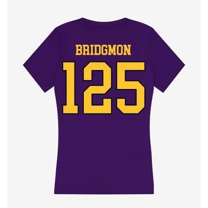 Montevallo - NCAA Wrestling : Barrett Bridgmon - Women's V-Neck T-Shirt-1