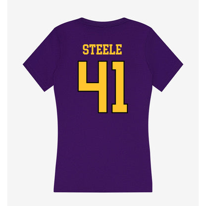 Montevallo - NCAA Baseball : Matthew Steele - Women's V-Neck T-Shirt-1