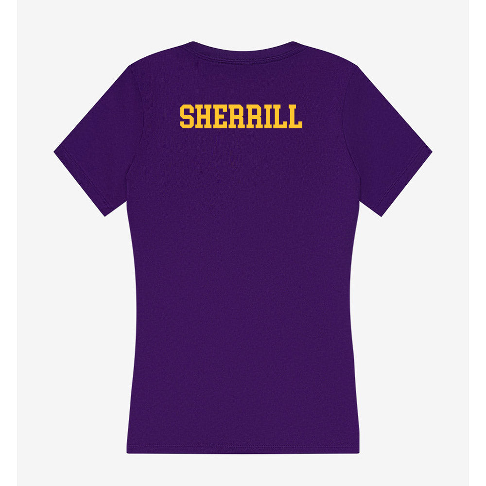 Montevallo - NCAA Men's Track & Field : Patrick Sherrill - Women's V-Neck T-Shirt-1