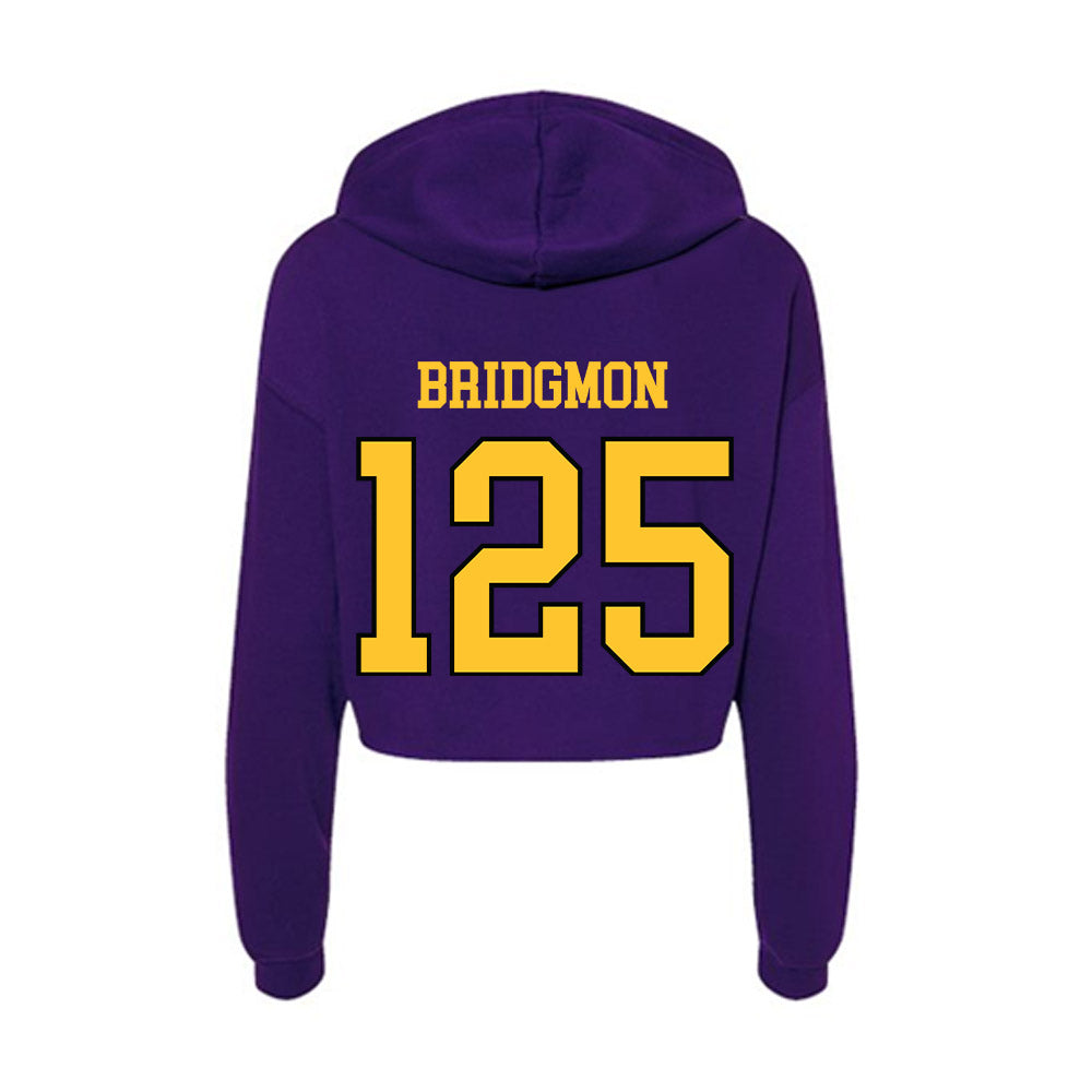 Montevallo - NCAA Wrestling : Barrett Bridgmon - Women's Crop Fleece Hoodie-1