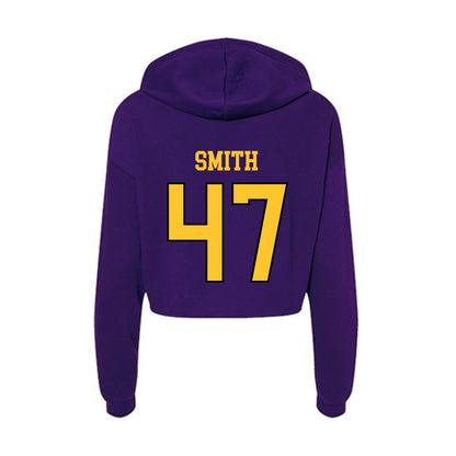 Montevallo - NCAA Men's Lacrosse : Kale Smith - Women's Crop Fleece Hoodie-1