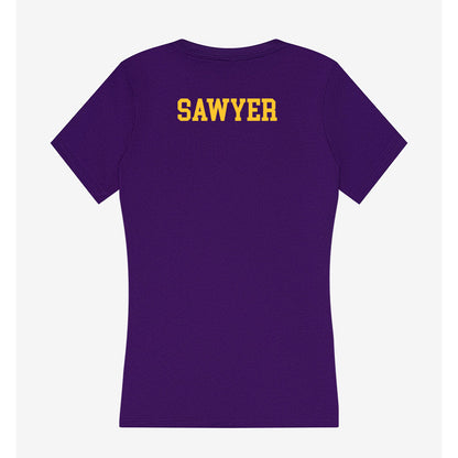 Montevallo - NCAA Women's Swimming & Diving : Addison Sawyer - Women's V-Neck T-Shirt-1