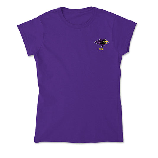 Montevallo - NCAA Men's Golf : Russell Boren III - Soft Style Women’s T-Shirt-0