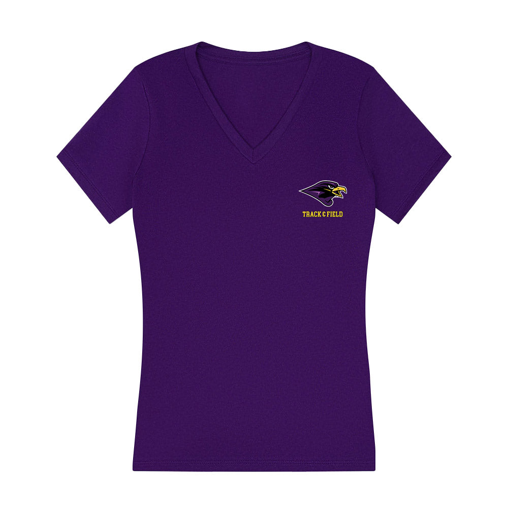 Montevallo - NCAA Men's Track & Field : Patrick Sherrill - Women's V-Neck T-Shirt-0