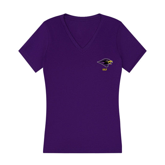 Montevallo - NCAA Men's Golf : Russell Boren III - Women's V-Neck T-Shirt-0