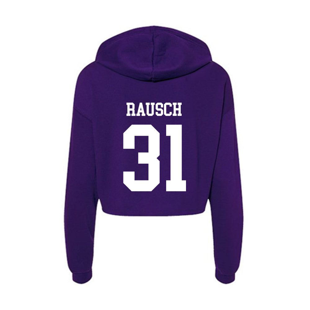 Truman - NCAA Women's Basketball : Avery Rausch - Women's Crop Fleece Hoodie-1