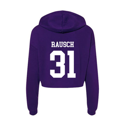 Truman - NCAA Women's Basketball : Avery Rausch - Women's Crop Fleece Hoodie-1