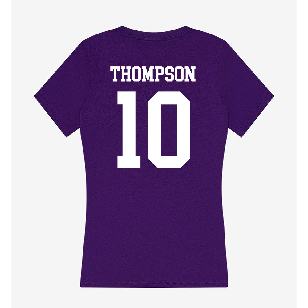 Truman - NCAA Men's Soccer : Drake Thompson - Women's V-Neck T-Shirt-1
