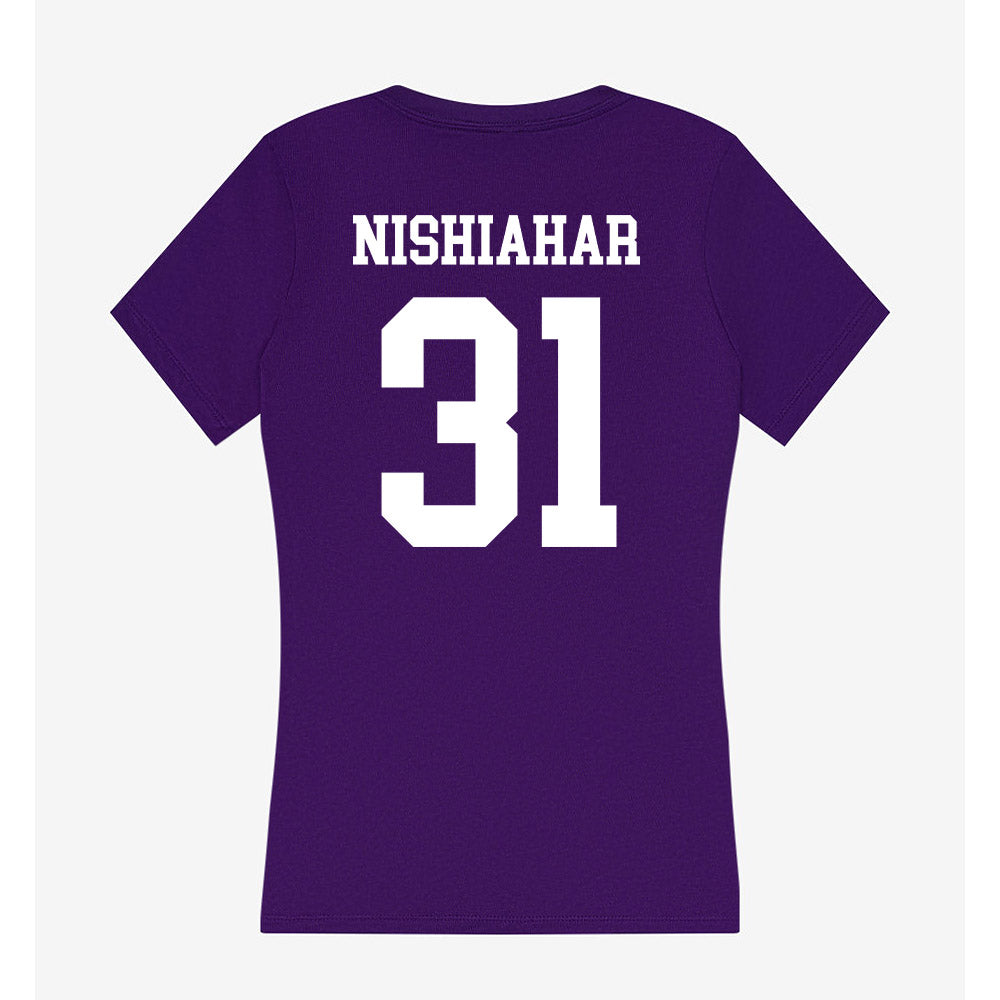 Truman - NCAA Baseball : Shodai Nishiahar - Women's V-Neck T-Shirt-1