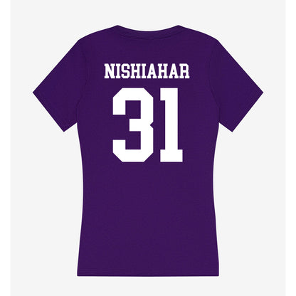 Truman - NCAA Baseball : Shodai Nishiahar - Women's V-Neck T-Shirt-1