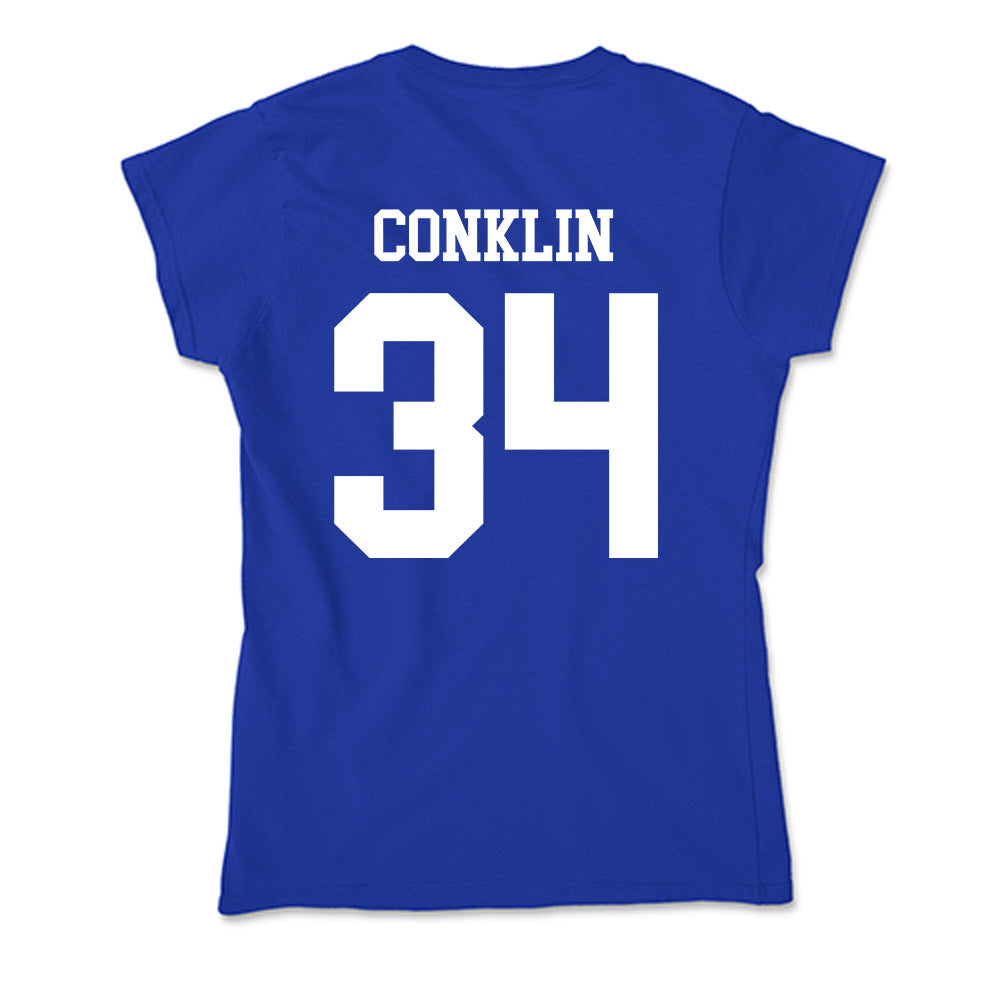 EIU - NCAA Baseball : Tyler Conklin - Soft Style Women’s T-Shirt-1