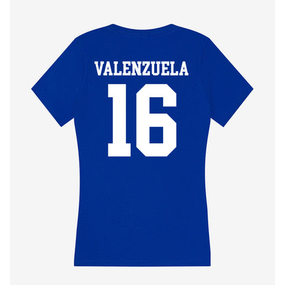 EIU - NCAA Football : Micah Valenzuela - Women's V-Neck T-Shirt-1