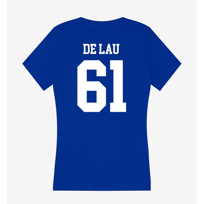 EIU - NCAA Football : Antonie De Lau - Women's V-Neck T-Shirt-1