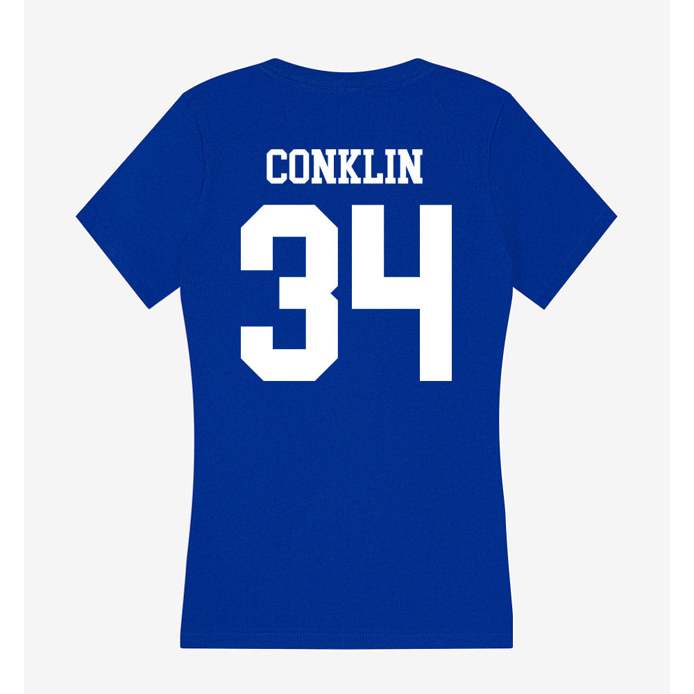 EIU - NCAA Baseball : Tyler Conklin - Women's V-Neck T-Shirt-1