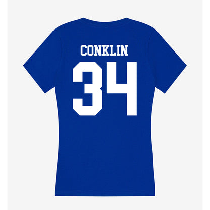EIU - NCAA Baseball : Tyler Conklin - Women's V-Neck T-Shirt-1