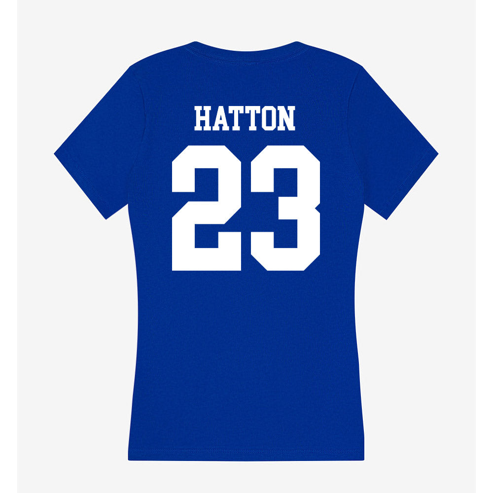 EIU - NCAA Softball : Abbi Hatton - Women's V-Neck T-Shirt-1
