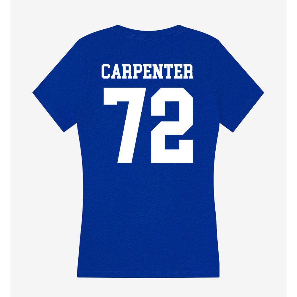 EIU - NCAA Football : Brandin Carpenter - Women's V-Neck T-Shirt-1