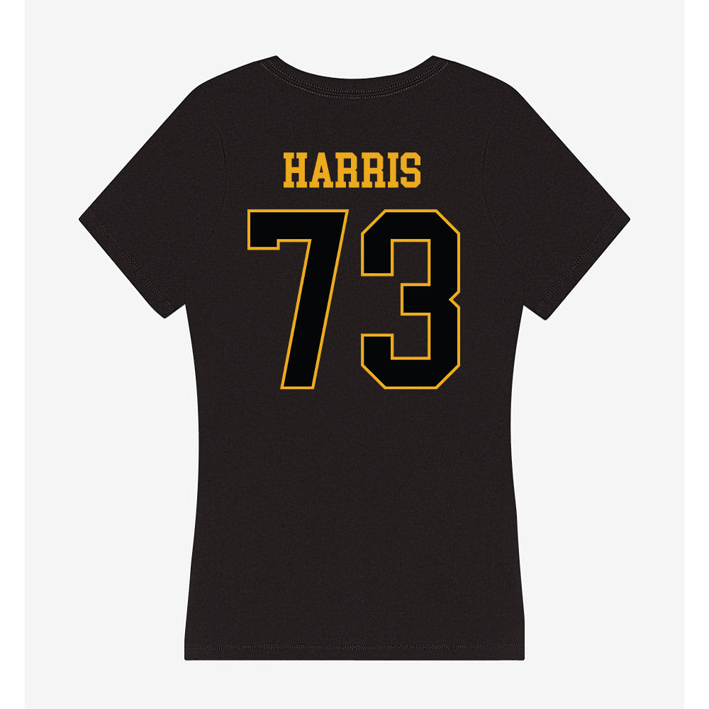 UAPB - NCAA Football : Daylon Harris - Women's V-Neck T-Shirt-1