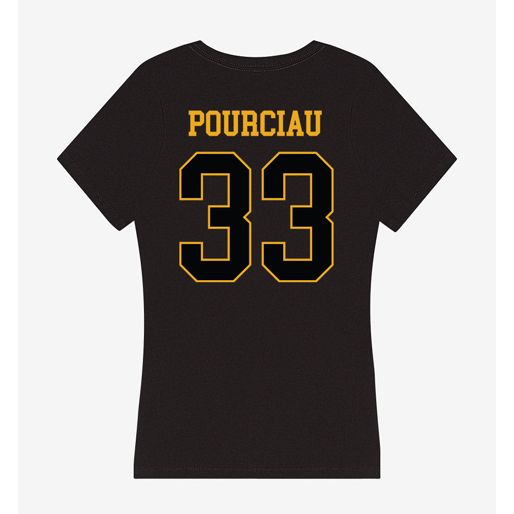 UAPB - NCAA Men's Basketball : Travis Pourciau - Women's V-Neck T-Shirt-1