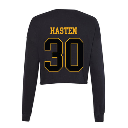 UAPB - NCAA Baseball : Jack Hasten - Women's Cropped Crew Fleece-1