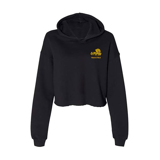 UAPB - NCAA Men's Track & Field : Jared Sylvester - Women's Crop Fleece Hoodie-0