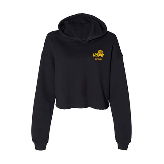 UAPB - NCAA Softball : Janiah Wilson - Women's Crop Fleece Hoodie-0