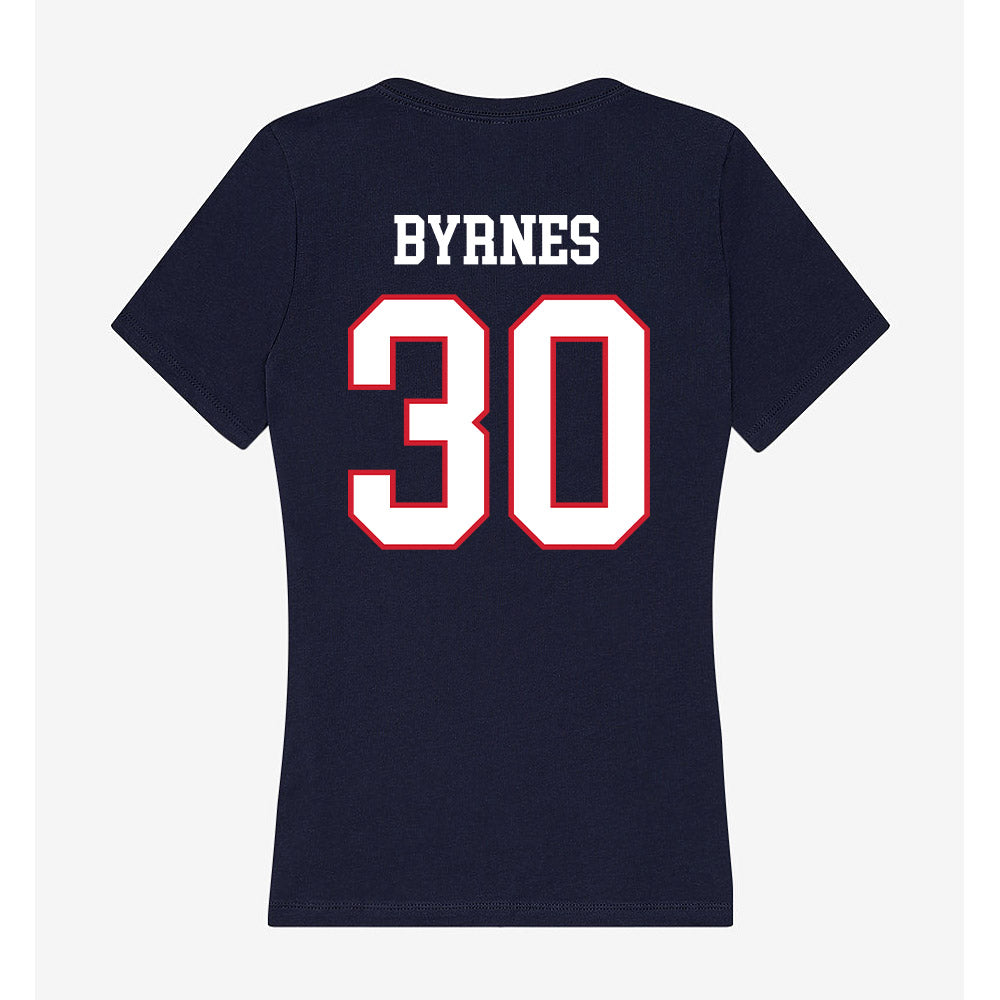 Columbus State - NCAA Men's Basketball : Davis Byrnes - Women's V-Neck T-Shirt-1