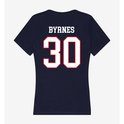 Columbus State - NCAA Men's Basketball : Davis Byrnes - Women's V-Neck T-Shirt-1