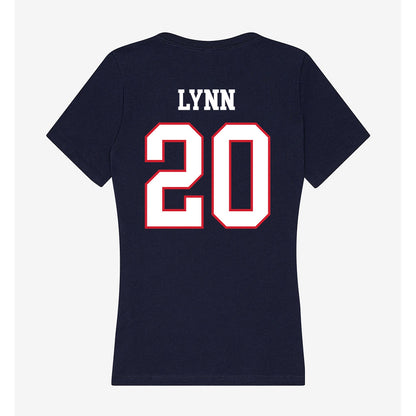 Columbus State - NCAA Softball : Holly Lynn - Women's V-Neck T-Shirt-1