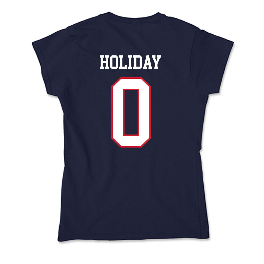 Columbus State - NCAA Women's Basketball : Kay Kay Holiday - Soft Style Women’s T-Shirt-1