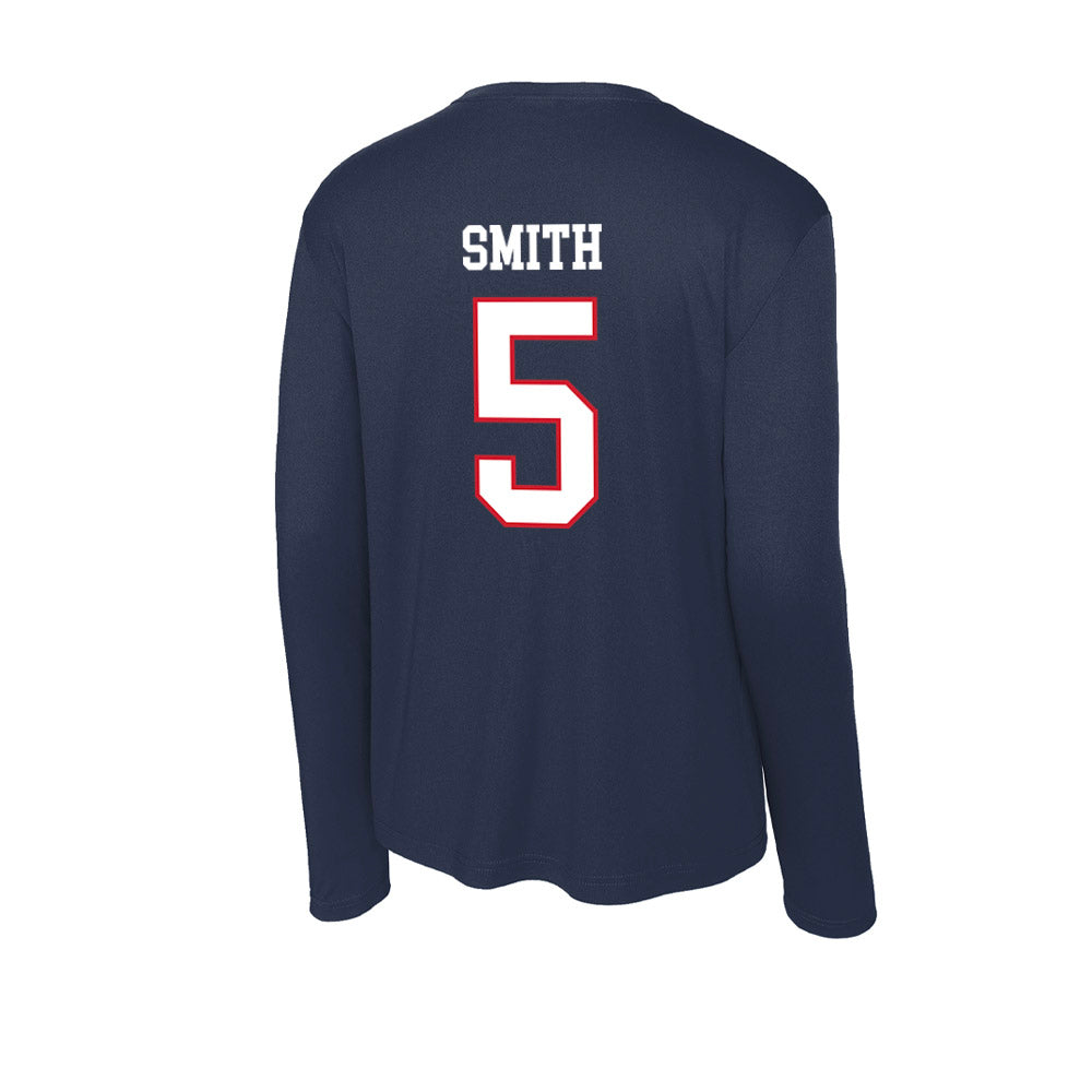 Columbus State - NCAA Men's Basketball : Aaron Smith - Activewear Long Sleeve T-Shirt-1