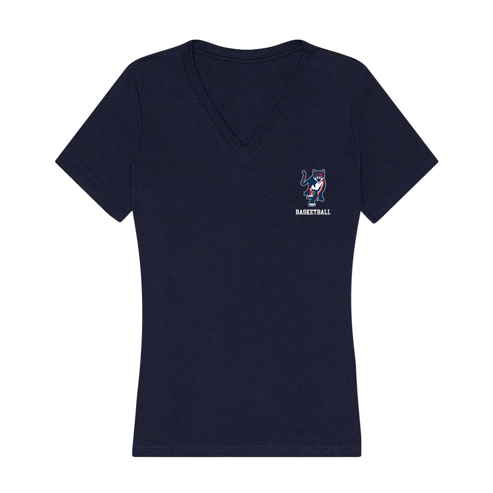 Columbus State - NCAA Men's Basketball : Davis Byrnes - Women's V-Neck T-Shirt-0