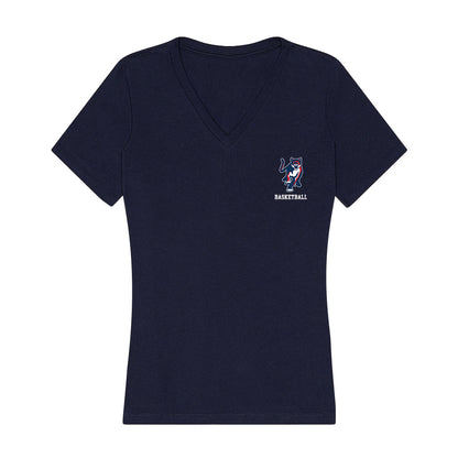 Columbus State - NCAA Men's Basketball : Davis Byrnes - Women's V-Neck T-Shirt-0