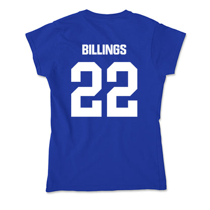 Fayetteville State - NCAA Men's Basketball : Mathias Billings - Soft Style Women’s T-Shirt-1