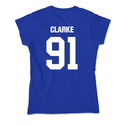 Fayetteville State - NCAA Football : Sedrick Clarke - Soft Style Women’s T-Shirt-1