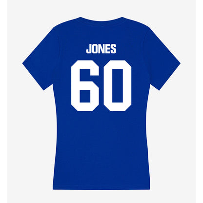 Fayetteville State - NCAA Football : Malachi Jones - Women's V-Neck T-Shirt-1