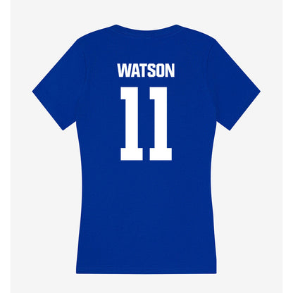 Fayetteville State - NCAA Football : Kadynce Watson - Women's V-Neck T-Shirt-1