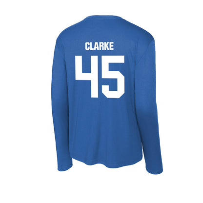 Fayetteville State - NCAA Football : Sedrick Clarke - Activewear Long Sleeve T-Shirt-1