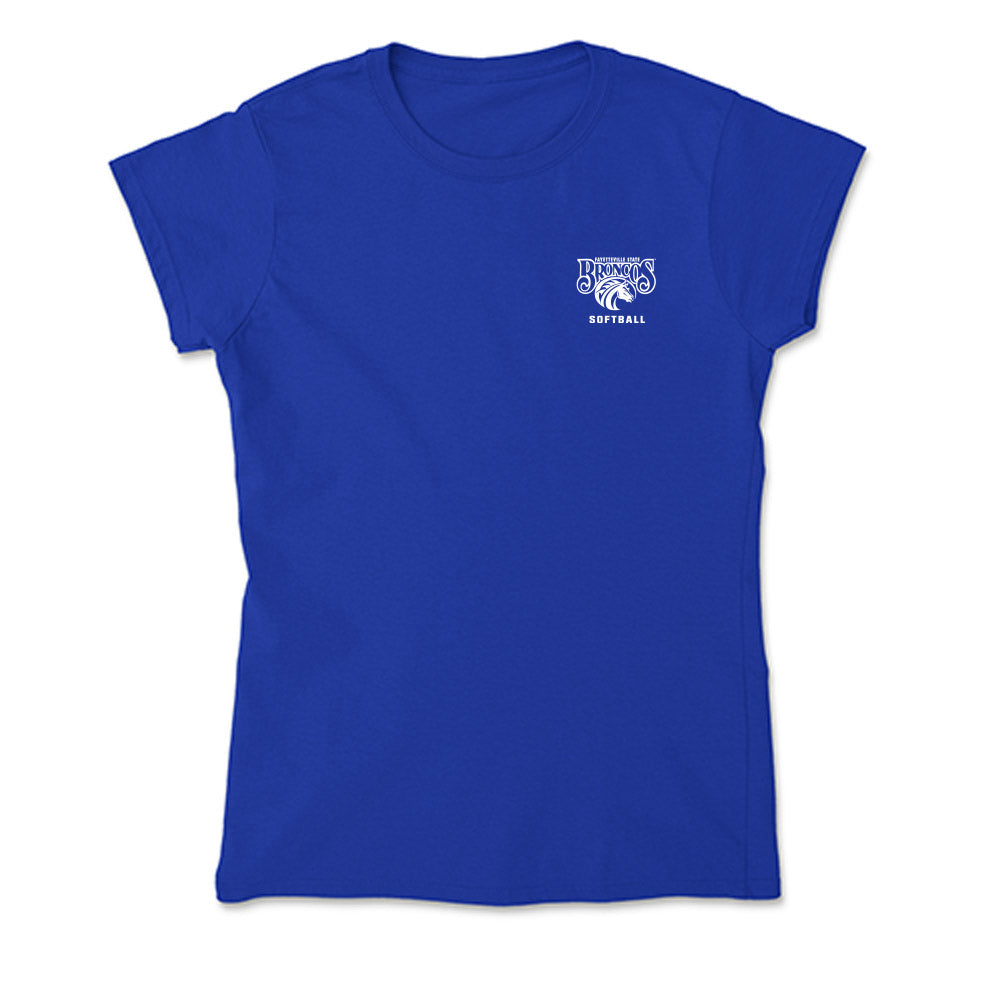 Fayetteville State - NCAA Softball : Tamarah Lowery - Soft Style Women’s T-Shirt-0