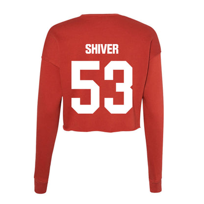 Jax State - NCAA Football : Max Shiver - Women's Cropped Crew Fleece-1