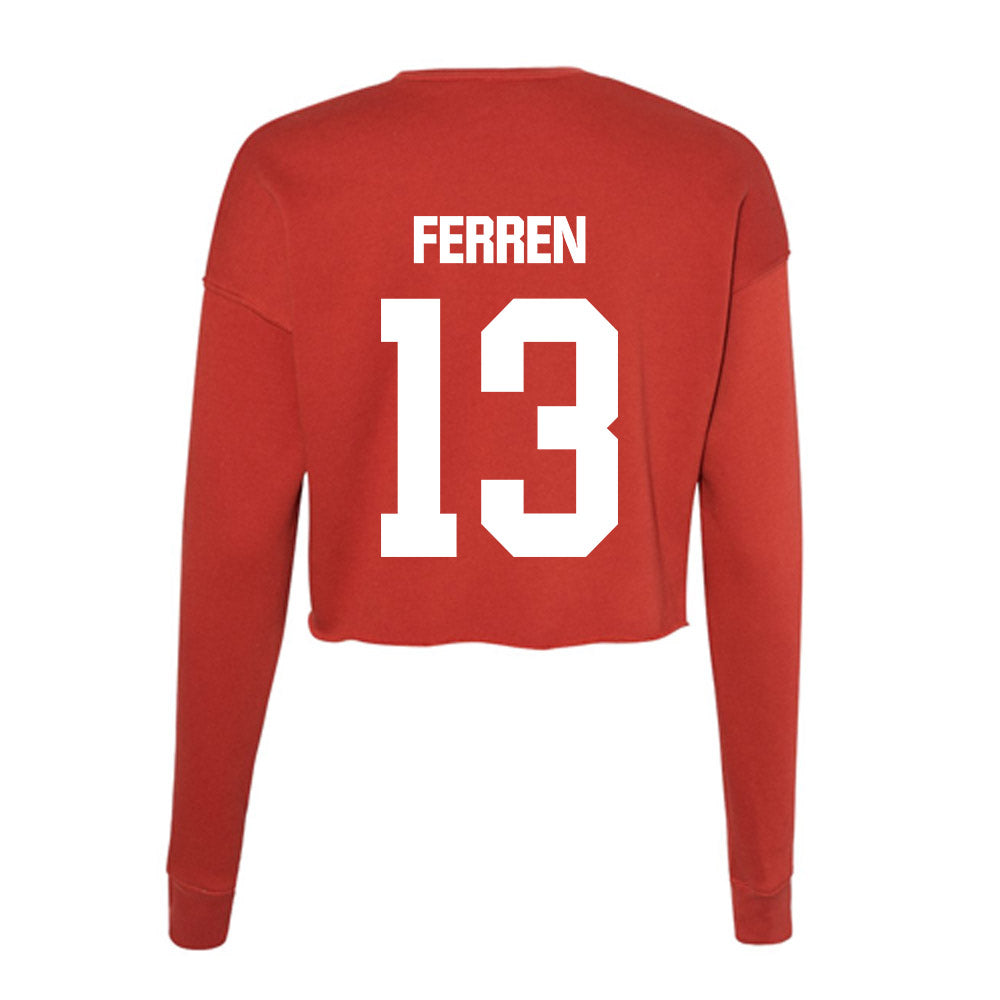 Jax State - NCAA Women's Soccer : Sunny Ferren - Women's Cropped Crew Fleece-1