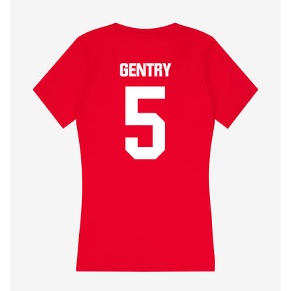 Jax State - NCAA Football : Dylan Gentry - Women's V-Neck T-Shirt-1