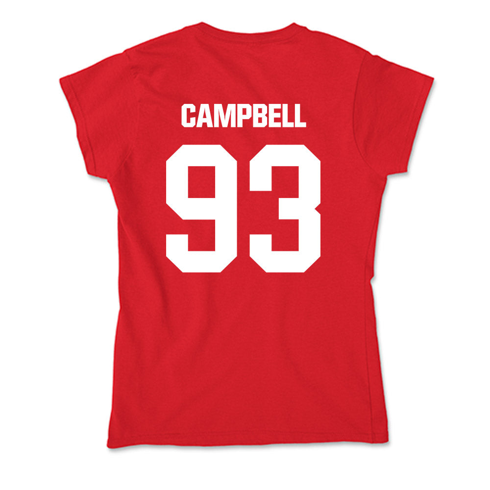 Jax State - NCAA Football : Jawaun Campbell - Soft Style Women’s T-Shirt-1