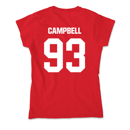 Jax State - NCAA Football : Jawaun Campbell - Soft Style Women’s T-Shirt-1