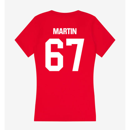 Jax State - NCAA Football : Shaun Martin - Women's V-Neck T-Shirt-1