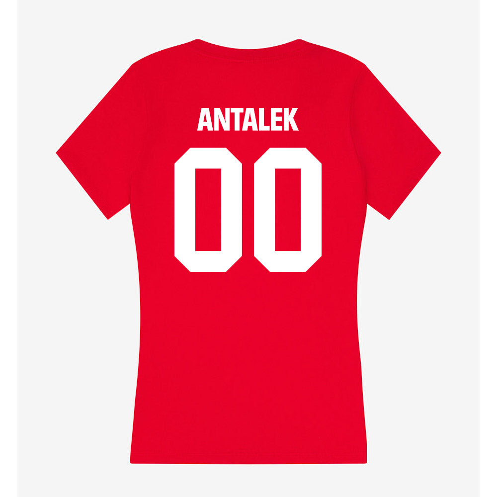 Jax State - NCAA Baseball : Cooper Antalek - Women's V-Neck T-Shirt-1
