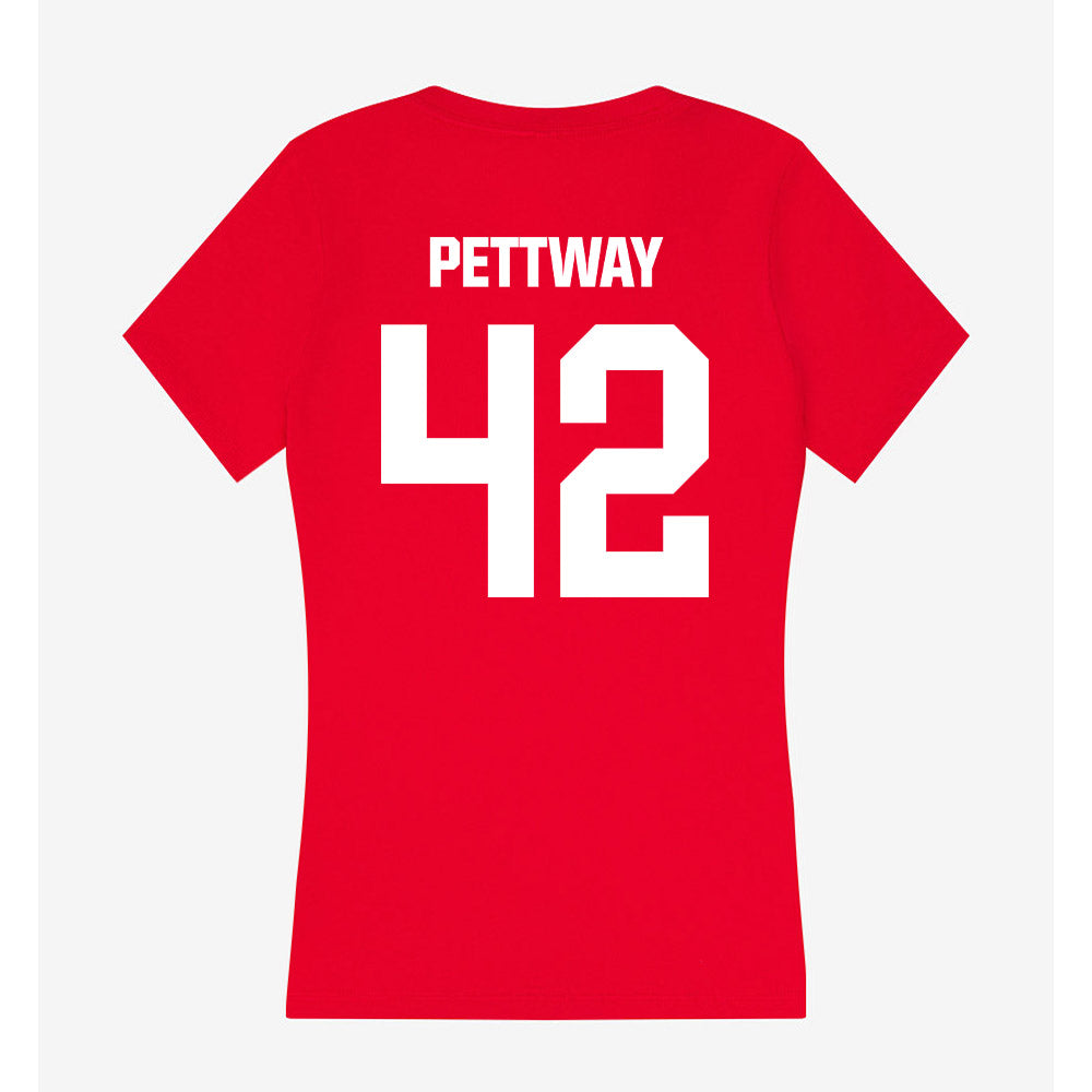 Jax State - NCAA Football : Devin Pettway - Women's V-Neck T-Shirt-1
