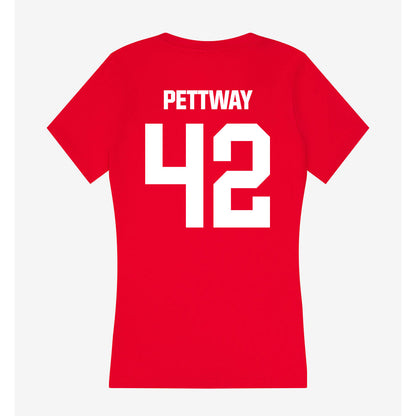 Jax State - NCAA Football : Devin Pettway - Women's V-Neck T-Shirt-1