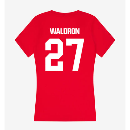 Jax State - NCAA Baseball : Taylor Waldron - Women's V-Neck T-Shirt-1