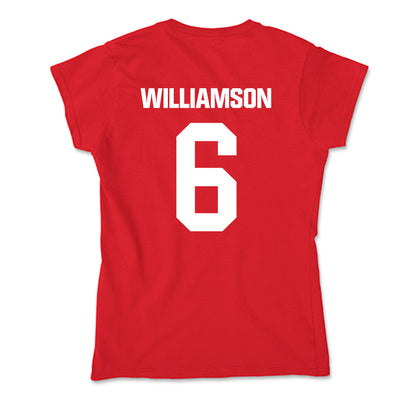Jax State - NCAA Baseball : Ace Williamson - Soft Style Women’s T-Shirt-1